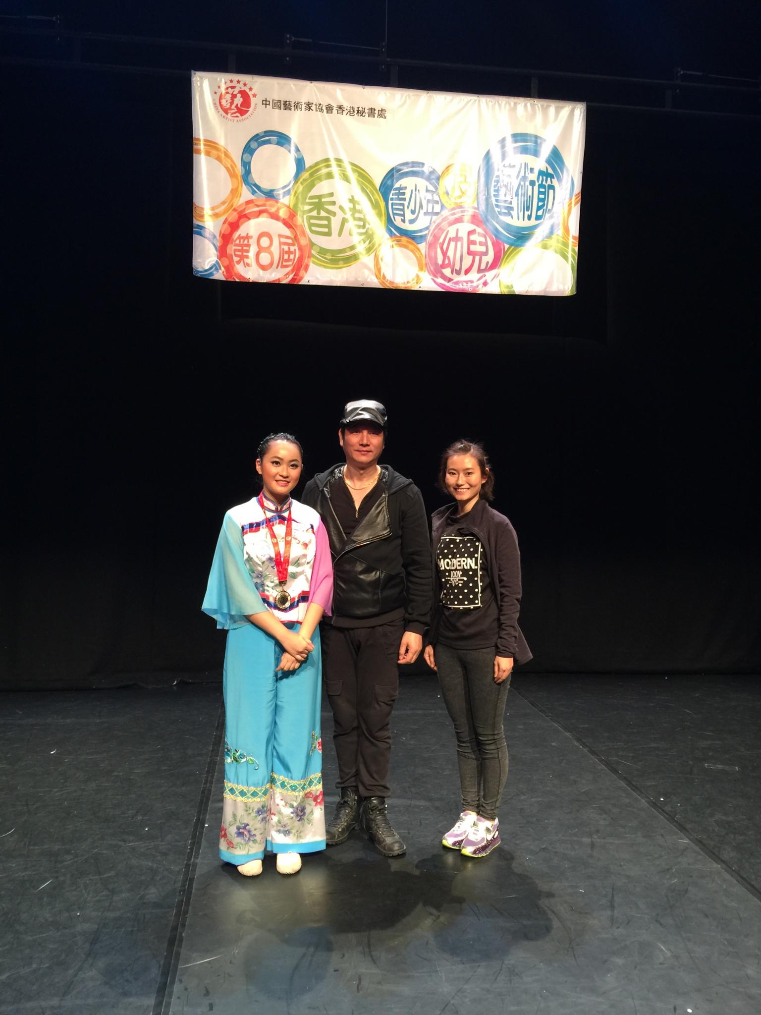 The Chinese Dance Team member, Chan Hei Tung won the silver award in the Junior Section of Chinese Solo Dance.