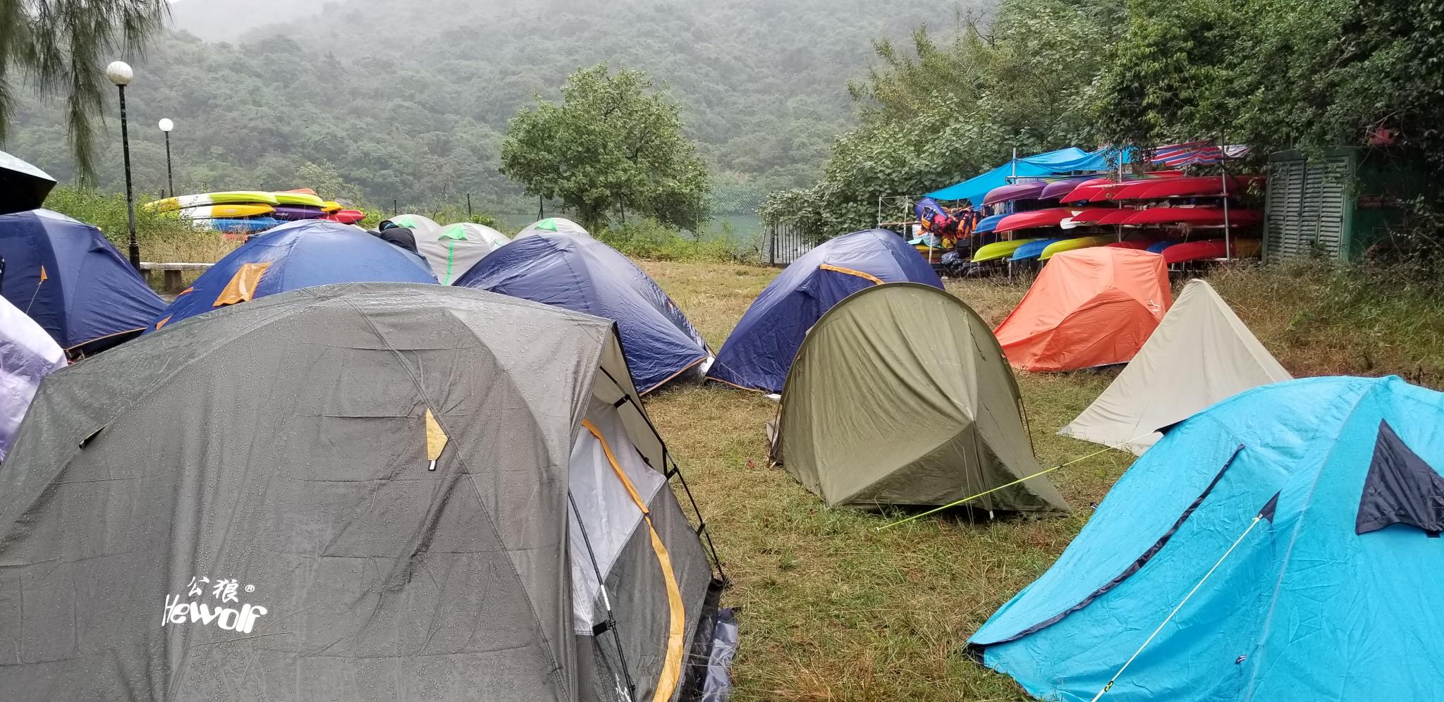hiking and camping