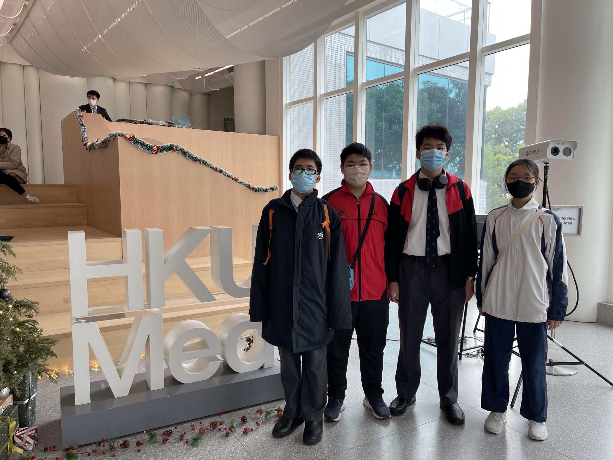 Students visited Li Ka Shing Faculty of Medicine, the University of Hong Kong (HKUMed).