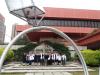 We took a group photo with the public art installation after the guided tour.