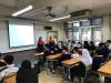 4A Chow Yung Ting and 5C Yu Wing Lam are giving students tips on studying Chinese History.