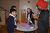 Two boys are playing some memory games with the NETs.