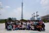 A group photo in front of the Canton Tower. Cheers!