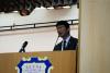 Our school Principal, Mr. Wong Chung Ki, addressed the ceremony enthusiastically.