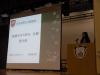 The social worker, Ms. Ip, introduced the school health programme to the parents.