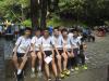 The boys look relaxed before the competition.