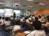 Students were listening to the teacher's introduction on how to be an engineer.