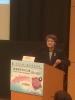 Mrs. Helen Yu, SBS, OBE, Former Director of Education Department and the guest of honour, shares her words of wisdom with the participants and audience.