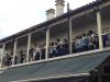 Students are visiting the residents’ rooms.