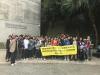 All participants are posing for a photo at the Hong Kong Museum of Coastal Defence.