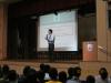 Our ECA master, Mr. Wong is giving a brief introduction on the school teams, clubs and societies.