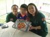 Pizza making is another great activity for the families.