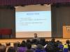 Mr Tam was introducing an elective subject M1 to our students. He is telling us what kinds of students are suitable for this subject.