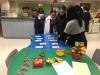 The Library teacher was guiding students on how to play the game.
