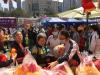 Two elderly customers are interested in our products.