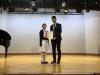 Wong Ho Long Bibiane from class 1E was awarded the First Position in S.1 by the Principal.