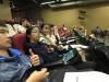 Students from Mathematics Club have attended a talk about "How to Project the Future Population Scientifically".