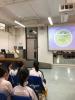 Students listened carefully during the talk.