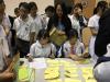 Students helped to count the votes on the Election Day.