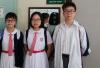 Students took a picture together.