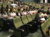 Students were concentrated on the introduction of the workshop and the competition. 