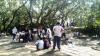 Students were able to relax in an outdoor environment.