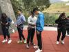 Students were preparing to do rock climbing which was considered as the most exciting activity by the students in the camp.