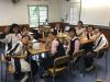 Girls from class 2A are interested in meeting our vice-principal. It is the first time they can express their opinion about the school according to them.