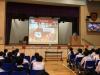Students watched an animation about election.