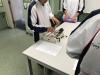 Students were studying the structure of a digital piano.