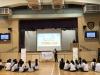 Students listened carefully.