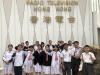 Our students took a photo in front of the entrance of the RTHK Broadcasting House.