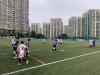 The team is warming up for the match.