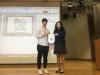 Our Assistant Principal, Miss Leung, presents the souvenir to our guest.