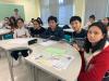 A group photo was taken in the Caritas Chan Chun Ha Field Studies Centre at St. Paul Campus in Cheung Chau.