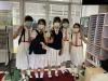 Our Chinese History members took a photo at the entrance of competition centre.