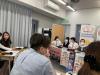 Our members discussed with each other about the questions during the  competition. 
