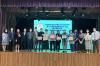 A group photo of the 19th Executive Committee of PTA, the principal and the PTA teachers 