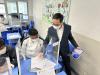 This teacher was helping a student to write a proper nursing record. 