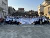 Students take a group photo at Chikan Ancient Town.