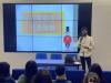 The Vice Chairperson of the Alumni, Mr. Li Chun Wai was giving a speech to our Alumni.