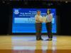 First position in S1, Cheung Ka Wing is awarded in the Second Uniform Test Prize Presentation Ceremony.