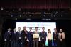 A photo with Ir. Prof. Alan Lam JP, Chairperson of the Board of Directors of the HKAGE (4th from the right) and other guests at the ceremony