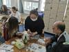 Participants concentrate on what instructor is doing. 