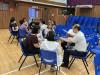 Parents are meeting with class teacher for the advice on elective subject selection and further studies.