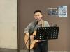 "Monkey" is invited to perform busking on campus again.