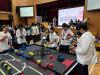 Students are working on the manual stage of the Starter competition.