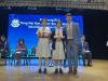 Student Representatives of Form 3 receive the graduation certificates presented by our Principal, Mr. Wong Chung Ki.