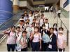 Students have a group photo in Cheng Yu Tung Building.