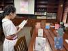 Student selects the books to understand the modern China. 